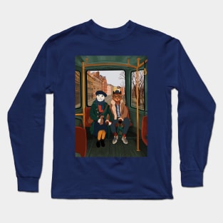 Cat tram Long Sleeve T-Shirt